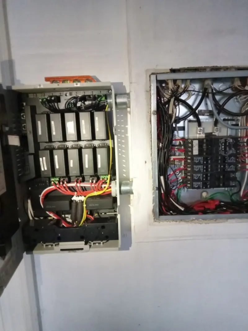 Electrical panel upgrade completed for Carbon Monoxide Detector Installation in Sioux Center
